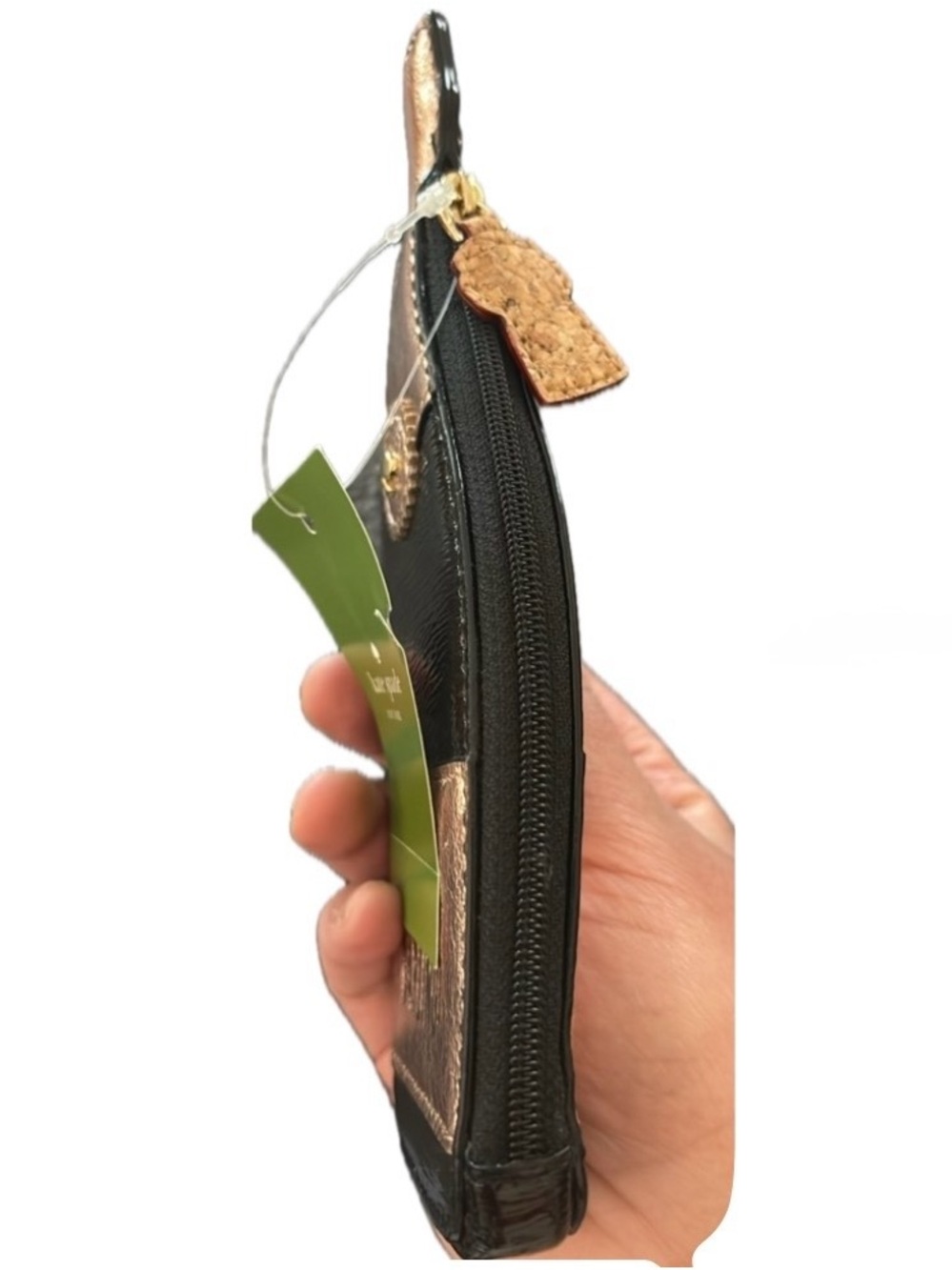 Kate Spade New York "Pop Fizz Clink" Champagne Bottle coin purse wristlet NWT - Picture 2 of 10